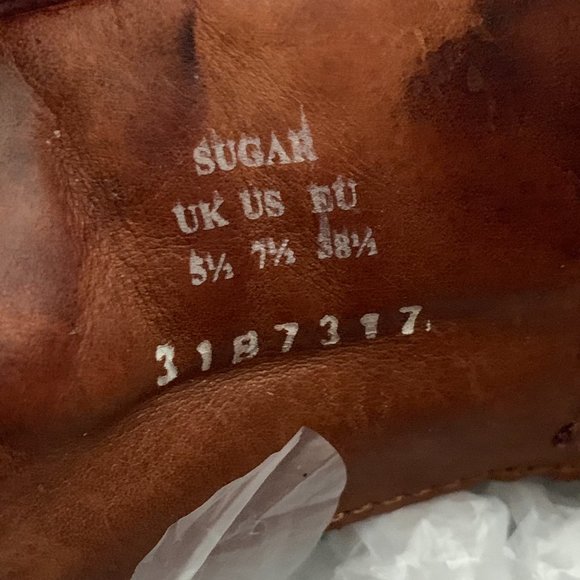 Hotter Comfort Concept Slip On Adjustable Loafer Shoes Red Suede Womens Size 7.5 - Picture 9 of 10